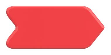 Üç boyutlu düğme. Boş tuş. 3B illüstrasyon.