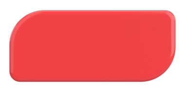 Üç boyutlu düğme. Boş tuş. 3B illüstrasyon.