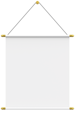 Kaydırma kağıdı. Mesaj kutusu. 3B illüstrasyon.