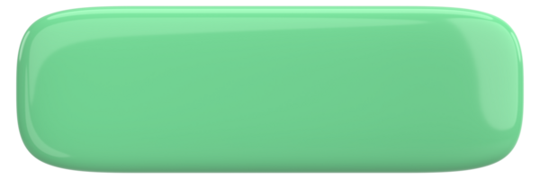 Üç boyutlu düğme. Boş tuş. 3B illüstrasyon.