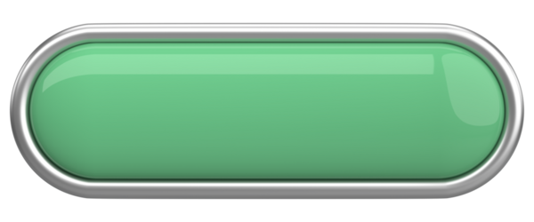 Üç boyutlu düğme. Boş tuş. 3B illüstrasyon.