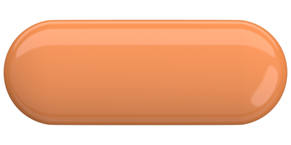 Üç boyutlu düğme. Boş tuş. 3B illüstrasyon.