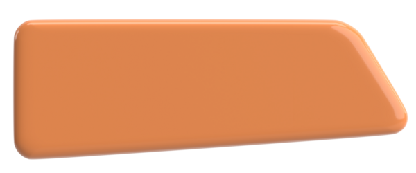 Üç boyutlu düğme. Boş tuş. 3B illüstrasyon.