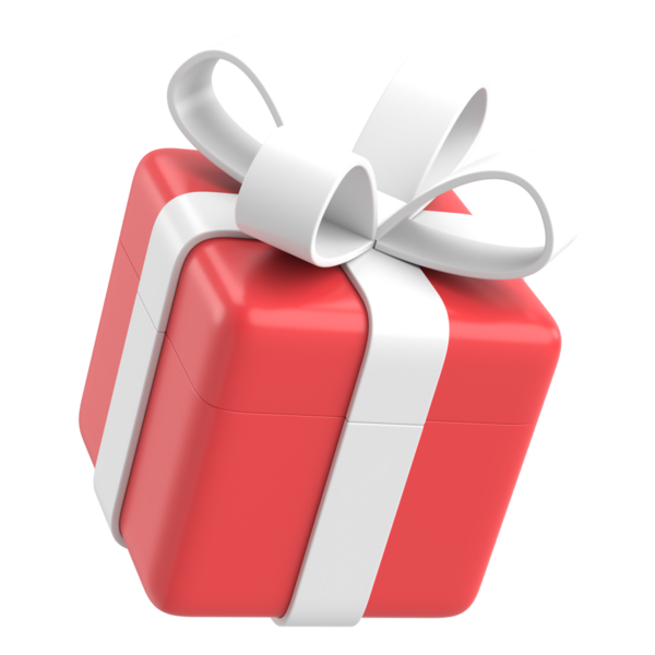 Üç boyutlu hediye kutusu. 3B illüstrasyon.