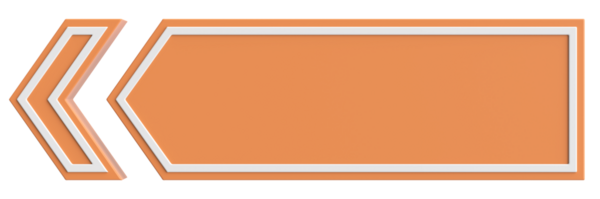 Önceki düğme. Arka düğme. 3B illüstrasyon.