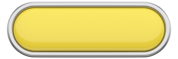 Üç boyutlu düğme. Boş tuş. 3B illüstrasyon.