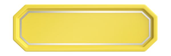 Üç boyutlu düğme. Boş tuş. 3B illüstrasyon.