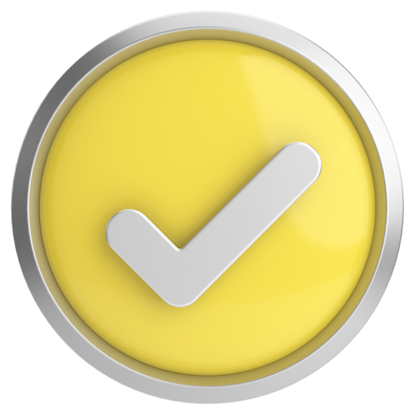 3 boyutlu onay kutusu. İşaretle. 3B illüstrasyon.