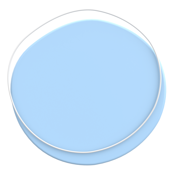 Üç boyutlu Blob. Soyut Metin Kutusu. 3B illüstrasyon.