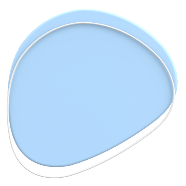 Üç boyutlu Blob. Soyut Metin Kutusu. 3B illüstrasyon.