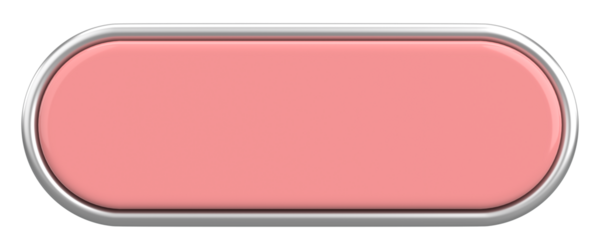 Üç boyutlu düğme. Boş tuş. 3B illüstrasyon.