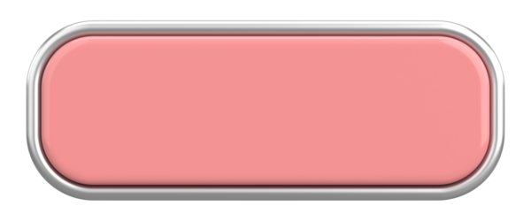 Üç boyutlu düğme. Boş tuş. 3B illüstrasyon.