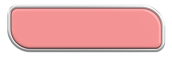 Üç boyutlu düğme. Boş tuş. 3B illüstrasyon.