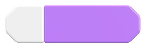 Üç boyutlu düğme. Boş tuş. 3B illüstrasyon.