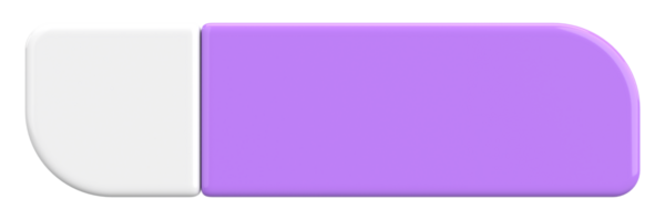 Üç boyutlu düğme. Boş tuş. 3B illüstrasyon.