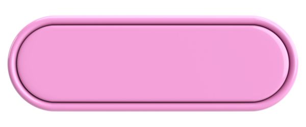 Üç boyutlu düğme. Boş tuş. 3B illüstrasyon.