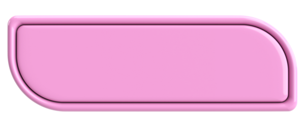 Üç boyutlu düğme. Boş tuş. 3B illüstrasyon.