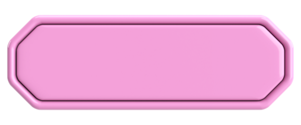 Üç boyutlu düğme. Boş tuş. 3B illüstrasyon.