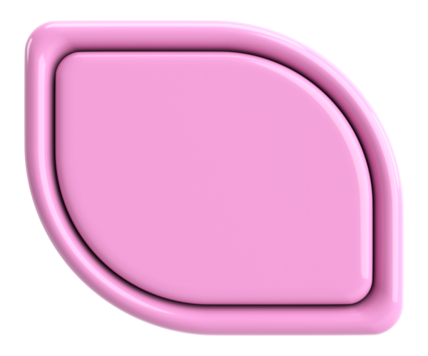 Üç boyutlu düğme. Boş tuş. 3B illüstrasyon.