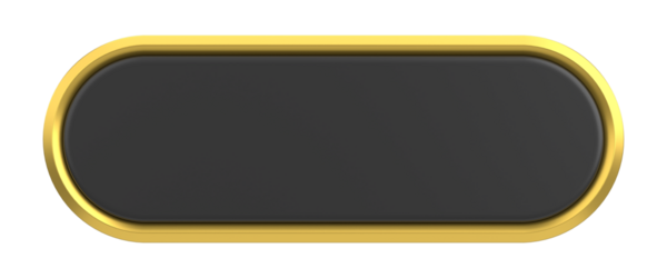 Lüks düğmesi. Boş tuş. 3B illüstrasyon.