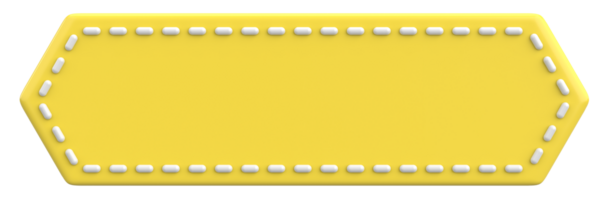 Üç boyutlu düğme. Fiyat etiketi 3B illüstrasyon.