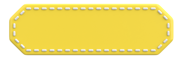 Üç boyutlu düğme. Fiyat etiketi 3B illüstrasyon.