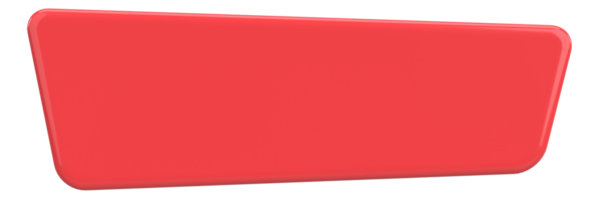 Üç boyutlu düğme. Boş tuş. 3B illüstrasyon.