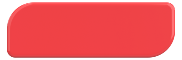 Üç boyutlu düğme. Boş tuş. 3B illüstrasyon.