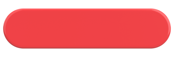 Üç boyutlu düğme. Boş tuş. 3B illüstrasyon.