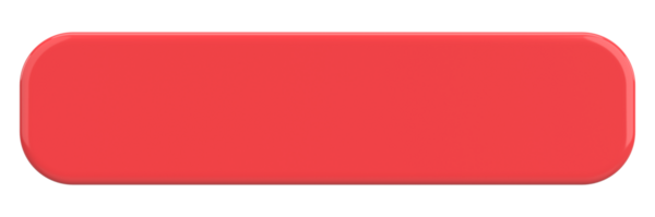 Üç boyutlu düğme. Boş tuş. 3B illüstrasyon.