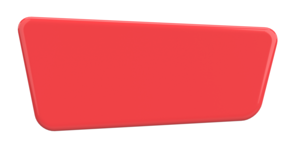 Üç boyutlu düğme. Boş tuş. 3B illüstrasyon.