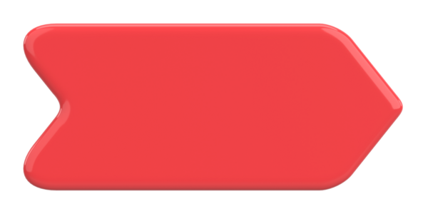 Üç boyutlu düğme. Boş tuş. 3B illüstrasyon.