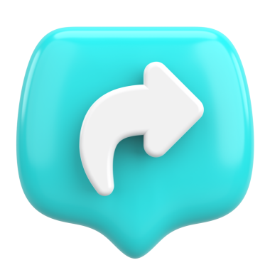 Simgeyi paylaş. Paylaş düğmesi. 3B illüstrasyon.