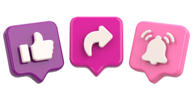 Ortak abonelik simgesi gibi. 3B illüstrasyon.