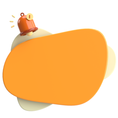 Üç boyutlu uyarı kutusu. 3B illüstrasyon.