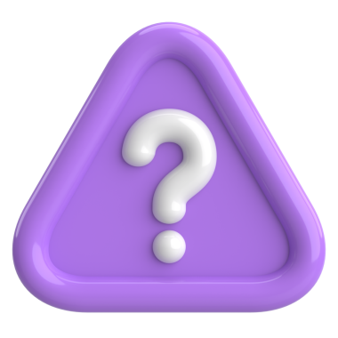 Soru işareti işareti. 3B illüstrasyon.