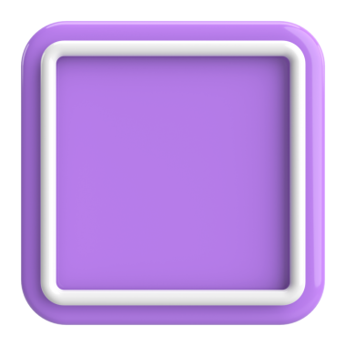 Üç boyutlu dikdörtgen düğme. Boş tuş. 3B illüstrasyon.