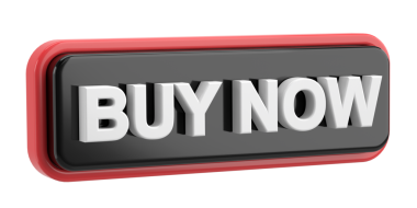 Şimdi satın al düğmesi. 3B illüstrasyon.