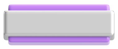 Üç boyutlu düğme. Boş tuş. 3B illüstrasyon.