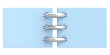 Üç boyutlu skor tabelası. Zaman etiketi. 3B illüstrasyon.