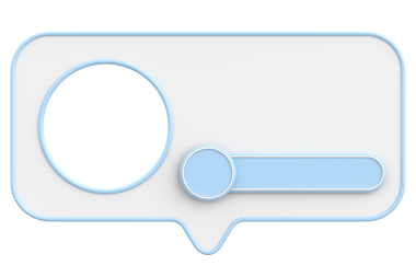 Profil kutusu. Sosyal medya profili. 3B illüstrasyon.