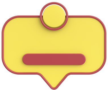 Profil kutusu. Sosyal medya profili. 3B illüstrasyon.