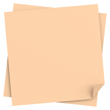 Üç boyutlu not defteri. Yapışkan bir not. 3B illüstrasyon.