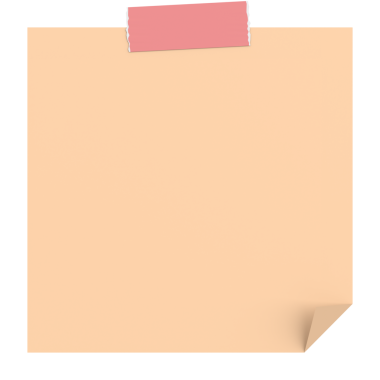 Üç boyutlu not defteri. Yapışkan bir not. 3B illüstrasyon.