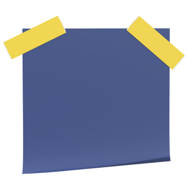 Üç boyutlu not defteri. Yapışkan bir not. 3B illüstrasyon.