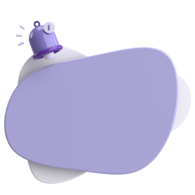 Üç boyutlu uyarı kutusu. 3B illüstrasyon.