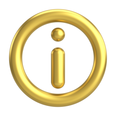 Üç boyutlu bilgi simgesi. 3B illüstrasyon.