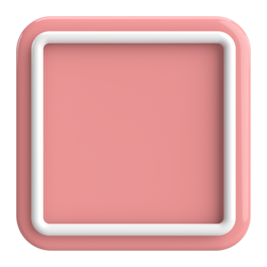 Üç boyutlu dikdörtgen düğme. Boş tuş. 3B illüstrasyon.