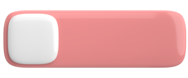 Üç boyutlu düğme. Boş tuş. 3B illüstrasyon.