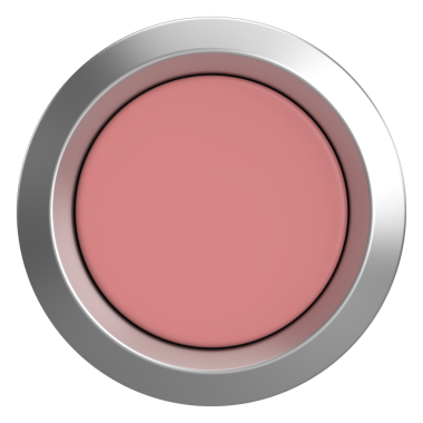 Üç boyutlu daire düğmesi. Boş tuş. 3B illüstrasyon.